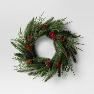 Christmas Holiday Mix‎ Mini Wreath - Target Room Essentials 2024